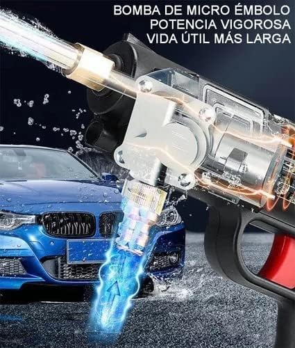 Pistola de lavado a presión inalámbrica con batería 10.000 mAh