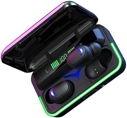 Auriculares Bluetooth 5.3 con estuche de carga y pantalla LED (IPX7)