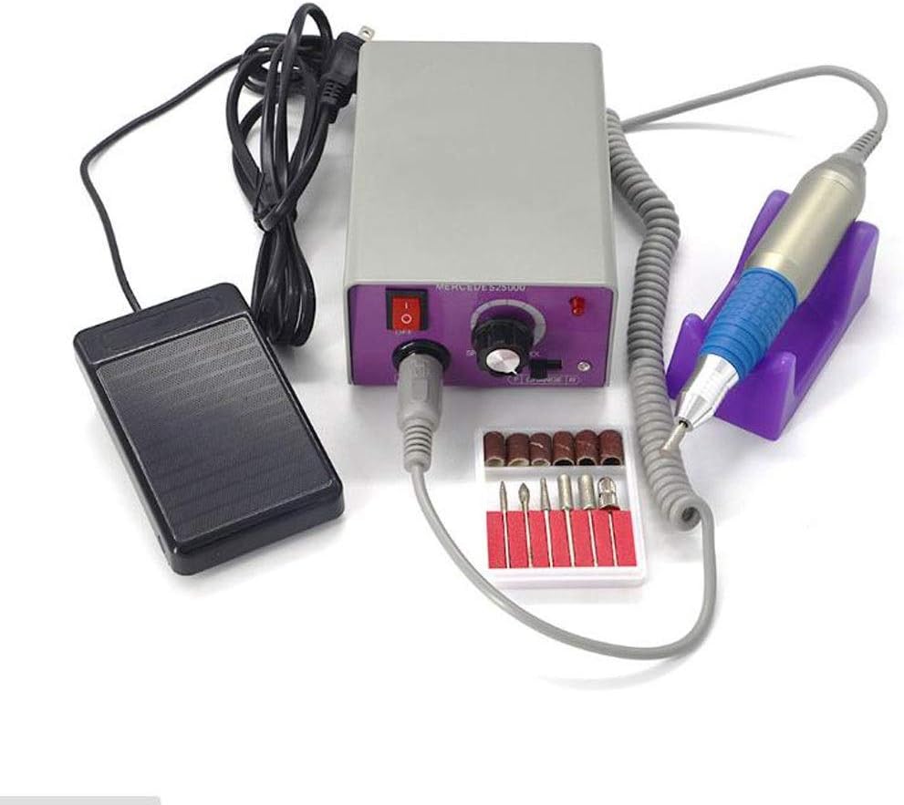 Set eléctrico de manicura y pedicura 30.000 RPM con brocas