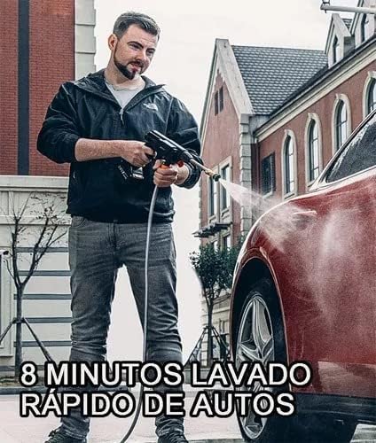 Pistola de lavado a presión inalámbrica con batería 10.000 mAh