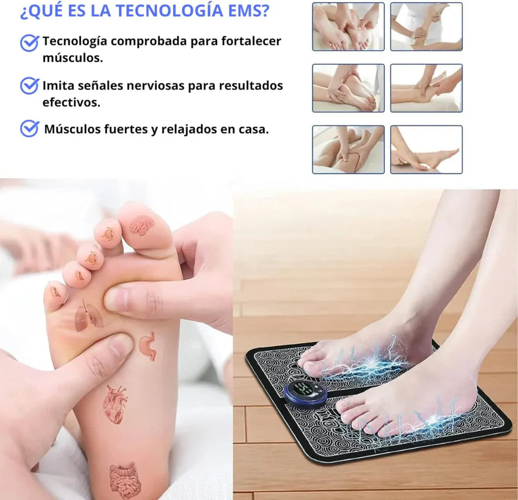 Masajeador de pies eléctrico EMS