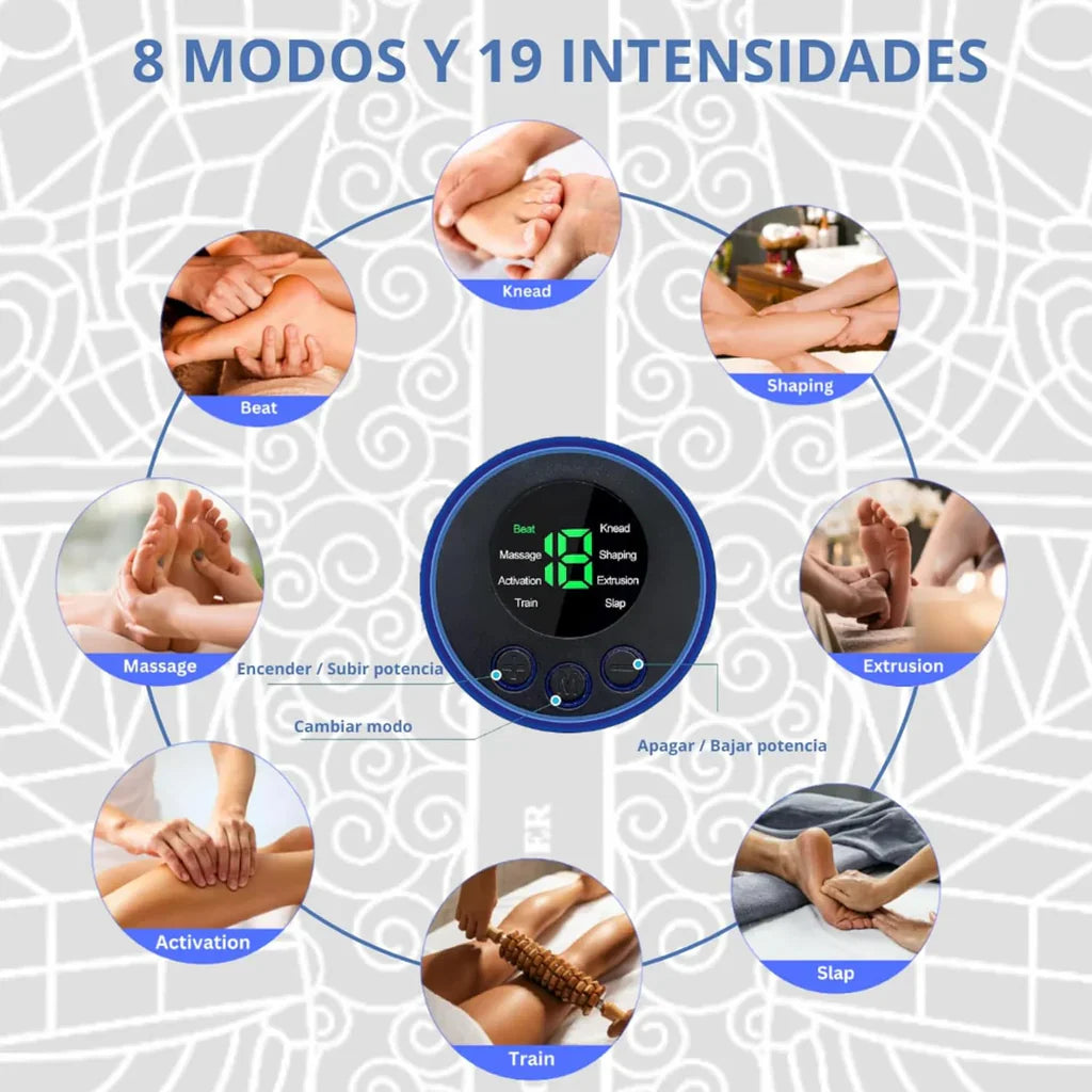 Masajeador de pies eléctrico EMS