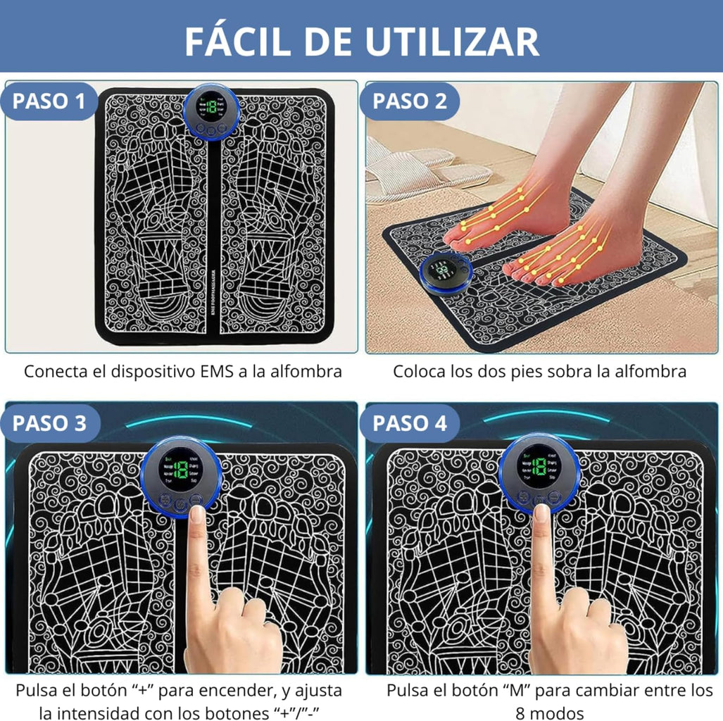 Masajeador de pies eléctrico EMS