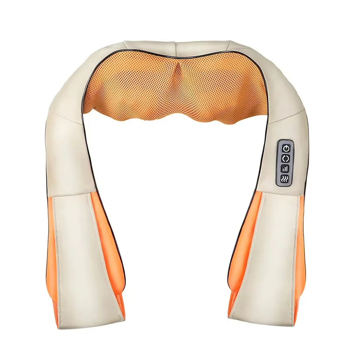 Masajeador shiatsu en forma de U color beis