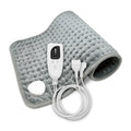 Almohadilla eléctrica lumbar gris con mando de control