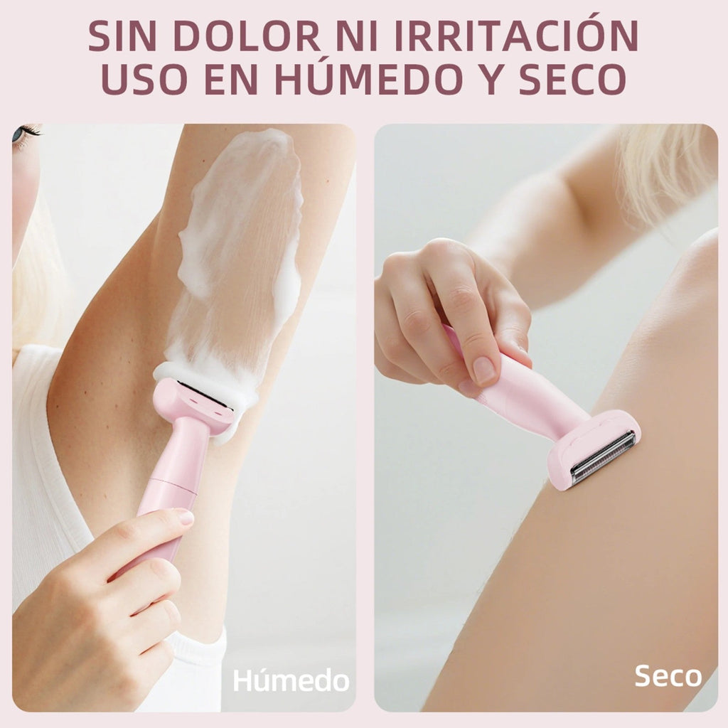 Afeitadora eléctrica de lámina para mujer