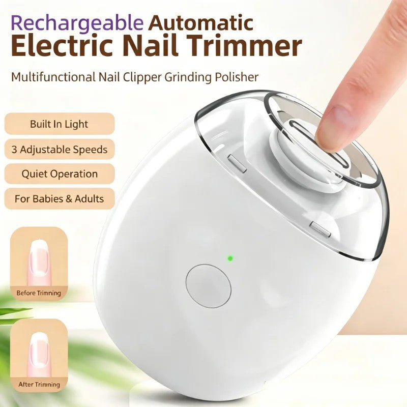Cortauñas eléctrico automático con luz