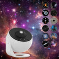 Proyector de estrellas y galaxias blanco y negro