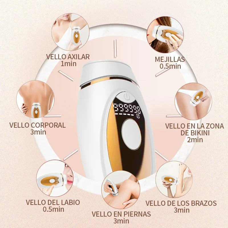 Depiladora IPL de luz pulsada