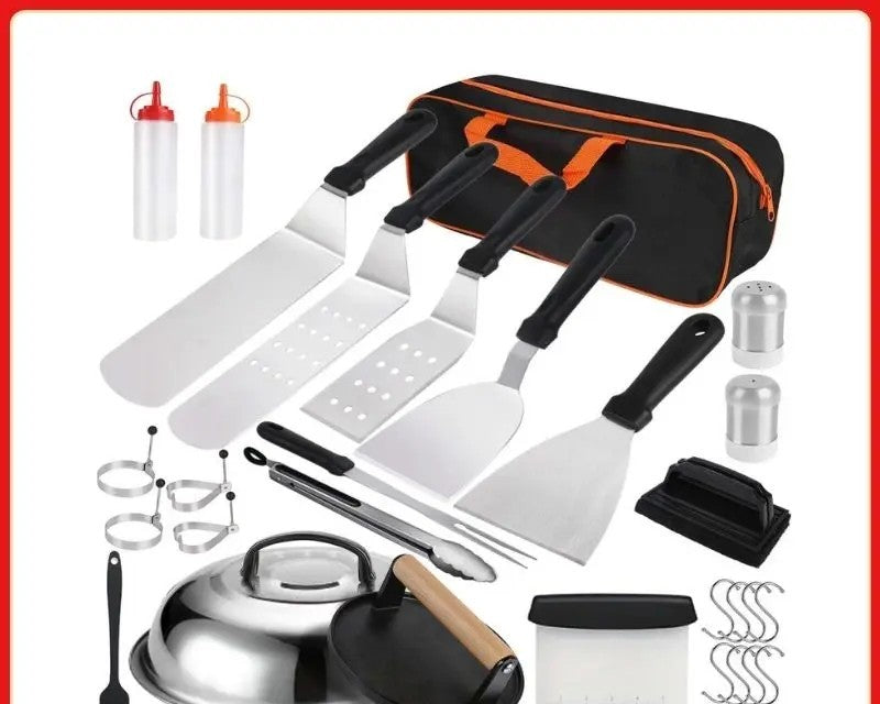 Set de barbacoa de 29 utensilios