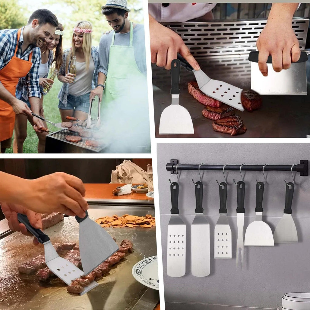 Set de barbacoa de 29 utensilios