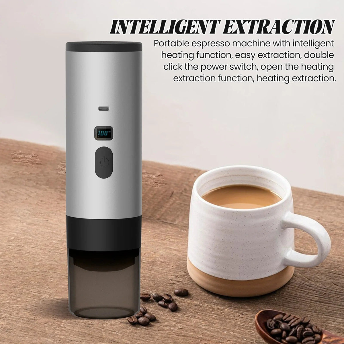 Cafetera espresso portátil de cápsulas