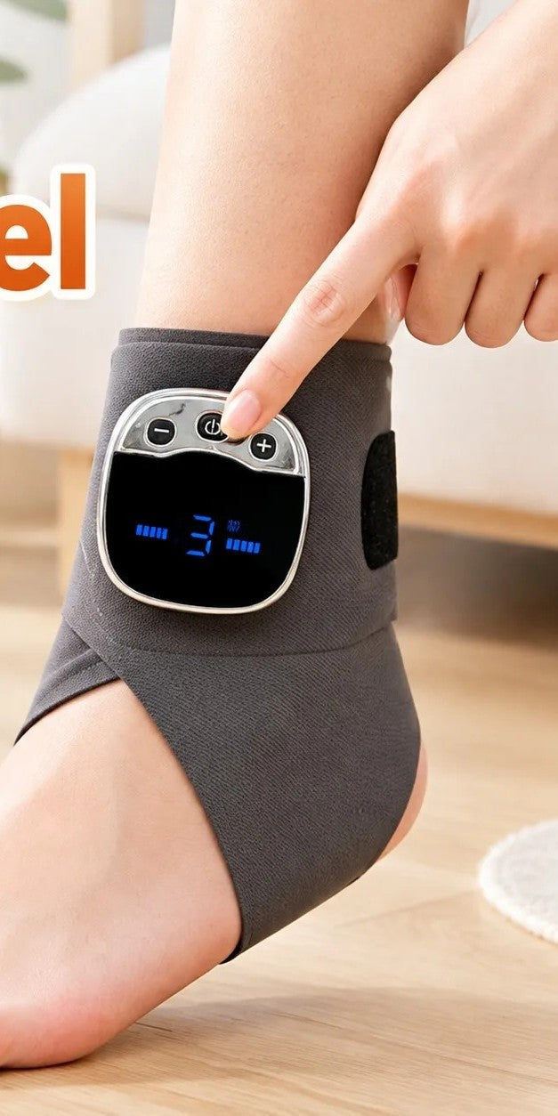 Masajeador de tobillo con calor y vibración
