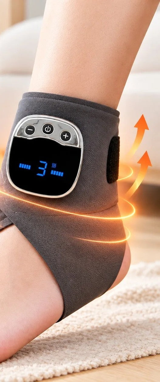 Masajeador de tobillo con calor y vibración