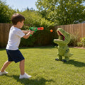 Juego de tiro al dinosaurio con pistola de aire