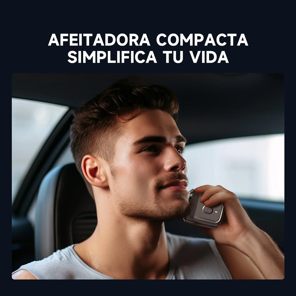 Afeitadora eléctrica de viaje para hombre