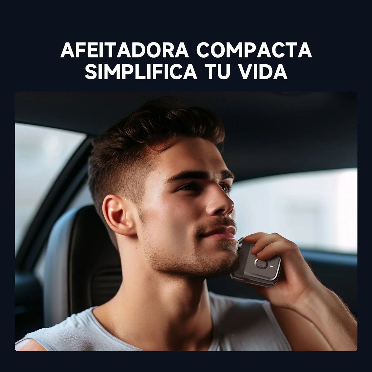 Afeitadora eléctrica de viaje para hombre